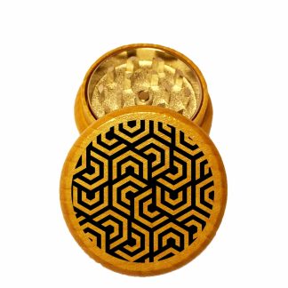 Hexomatic Mini Wooden Herb Grinder – Two Piece Wood Grinder