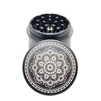 Hibiscus Black Mini Herb Grinder – #1 Compact Weed Grinder