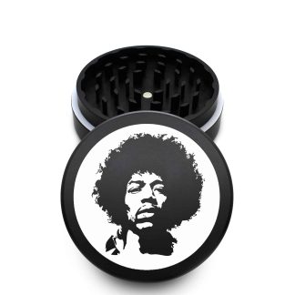 USA Made The Puck® Grinder: Jimmy Henrix, Black, 3.500 inch [90mm], 2 Piece