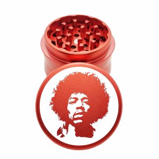 Jimmy Hendrix Red Mini Weed Grinder – Metal Herb Crusher
