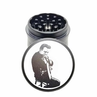 Johnny Cash 1 Black Mini Weed Grinder – Best Compact Herb Grinder