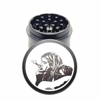 Kurt Cobain Black Mini Weed Grinder – Best Small Pocket Grinder