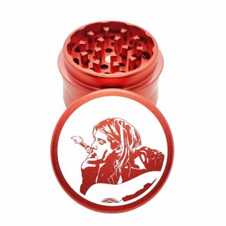 Kurt Cobain Red Pocket Weed Grinder – Best Metal Crusher