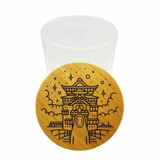 Kyoto Weed Storage Jar Airtight – 200ml Cannabis Container Glass Bamboo Seal