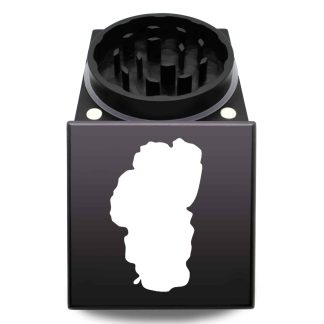 Lake Tahoe 1 USA Crafted Large Square Weed Grinder – Smooth Grinding Block Herb Mill