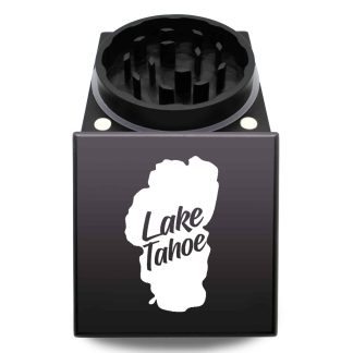 Lake Tahoe 2 USA Crafted Cubed Herb Grinder – Heavy Duty Dual Piece Weed Crusher