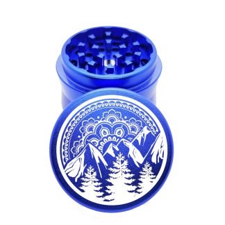 MTMD Blue Mini Aluminum Grinder – Best Small Crusher