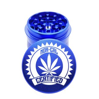 Nor Cal Cert Blue Portable Herb Grinder – #1 Small Grinder