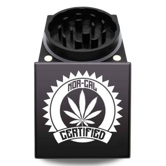 Nor Cal Cert USA Built Square Weed Grinder – Premium Large Herb Crusher