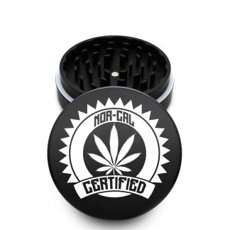 USA Made The Puck® Grinder: Nor Cal Cert, Black, 3.500 inch [90mm], 2 Piece