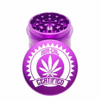 Nor Cal Cert Purple Compact Weed Grinder – Aluminum Crusher