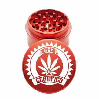 Nor Cal Cert Red Mini Herb Grinder – Best Metal Grinder