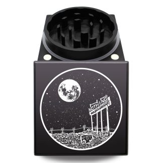 Nothing Arizona USA Crafted Square Weed Grinder – Heavy Duty Large Herb Crusher