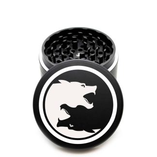 USA Made The Puck® Grinder: Panthers – Heavy Duty 90mm Black Herb Grinder