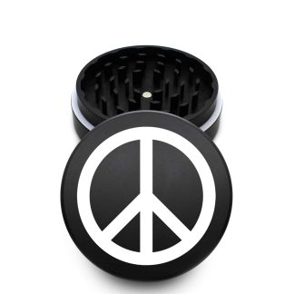 USA Made The Puck® Grinder: PEACE, 3.500 inch [90mm], 2 Piece