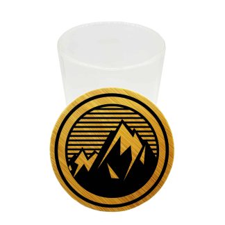 Retro Mountain Cannabis Stash Jar – Airtight Herb Storage Glass Container