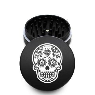 USA Made The Puck® Grinder: DOTD, Black, 3.500 inch [90mm], 2 Piece