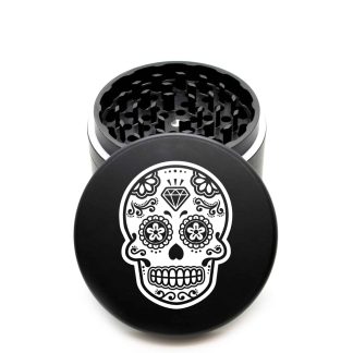 USA Made The Puck® Grinder: DOTD – 90mm Black Aluminum Cannabis Crusher