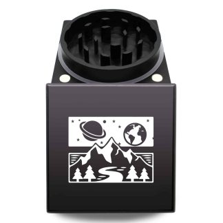 Space Mountain USA CNC Square Herb Grinder – Best Large 65mm Weed Mill