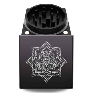 Star Mandala USA Built Block Herb Grinder – Premium Two Piece Weed Mill
