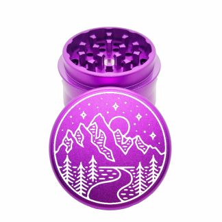 Starry Tahoe Purple Best Mini Weed Grinder – Aluminum Grinder