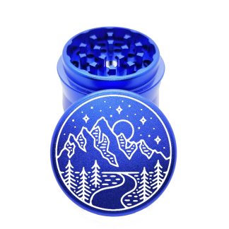 Starry Tahoe Blue Mini Herb Grinder – #1 Portable Weed Crusher