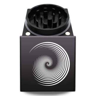 The Swirly USA Made Cubed Herb Grinder – Smooth Grinding Block Weed Mill