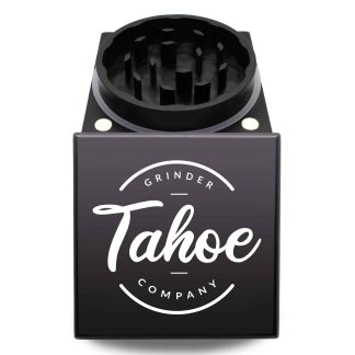 Tahoe Grinder Co Round Logo American Built Square Weed Grinder – Premium 65mm Herb Mill