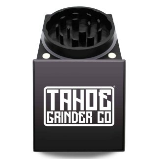 Tahoe Grinder Co Square Logo USA Made Square Weed Grinder – Large 65mm Premium 2pc Herb Crusher