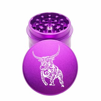 Taurus Purple Pocket Weed Grinder – Aluminum Mini Grinder