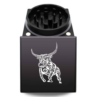 Taurus American Crafted Square Weed Grinder – Heavy Duty 65mm Herb Crusher