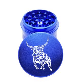 Taurus Blue Portable Herb Grinder – #1 Compact Weed Crusher