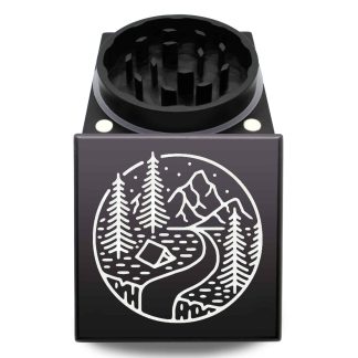 Tent in the Woods USA CNC Square Herb Grinder – Smooth Grinding Block Weed Mill