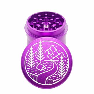 Tent Camping Purple Aluminum Weed Grinder – Mini Herb Grinder