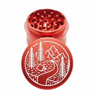 Tent Camping Red Best Weed Grinder Mini – Pocket Crusher