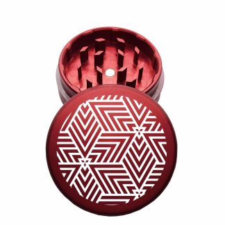 USA Made: The Points, The Puck® Grinder, Gen II, Red, 63mm, 2-Piece