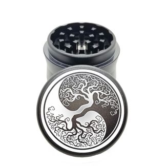 Yin & Yang Black Pocket Weed Grinder – Best Mini Herb Crusher
