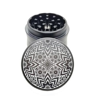 Trippy Hippie Black Mini Weed Grinder – Best Compact Herb Grinder