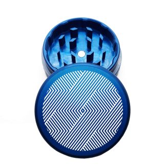 USA Made: Trippy V2, The Puck® Grinder, Gen II, Blue, 63mm, 2-Piece