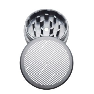 USA Made: Trippy V2, The Puck® Grinder, Gen II, Grey, 63mm, 2-Piece