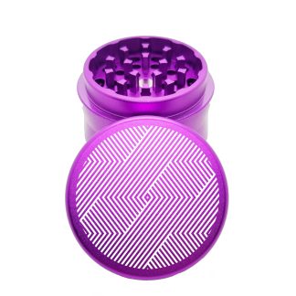 Trippy V2 Purple Portable Weed Grinder – Mini Metal Herb Crusher