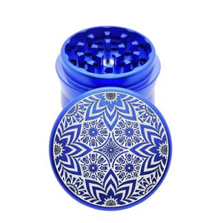 Trippy Hippie Blue Portable Weed Grinder – #1 Pocket Crusher