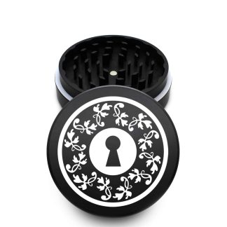 USA Made The Puck® Grinder: Tumbler, Black, 3.500 inch [90mm], 2 Piece