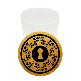 Tumbler Herb Storage Jar Glass 200ml – Bamboo Lid Airtight Cannabis Container