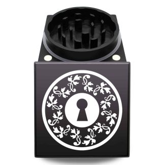 Tumbler American Made Square Weed Grinder – Smooth Grinding 2.5" Herb Crusher