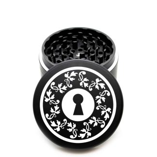 USA Made The Puck® Grinder: Tumbler – Heavy Duty 90mm Black Marijuana Grinder