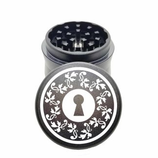 Tumbler Black Mini Herb Grinder – Compact Weed Crusher