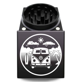 Van Life USA Crafted Square Weed Grinder – Heavy Duty Large Block Herb Crusher