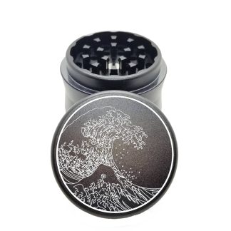 Great Wave Black Mini Weed Grinder – Best Pocket Herb Grinder