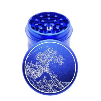 Great Wave Blue Portable Herb Grinder – #1 Compact Crusher